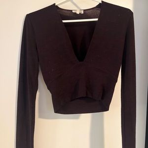 ARITZIA Wilfred Crop Long Sleeve